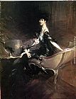 Consuelo, Duchess of Marlborough, with Her Son Ivor Spencer-Churchill by Giovanni Boldini